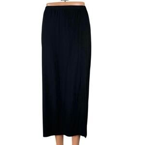 Brandy Melville Josie Black High Waisted Minimalist Maxi Straight Pencil Skirt M